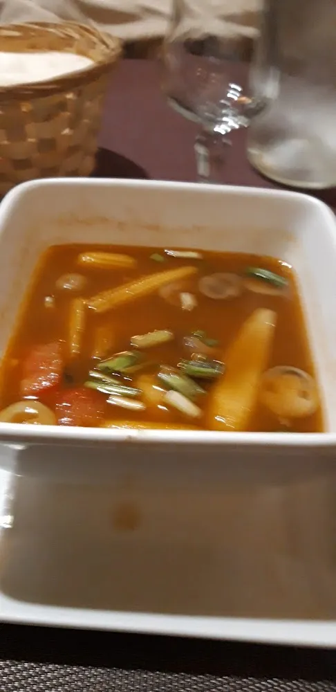 Soupe Poulet Au Basilic